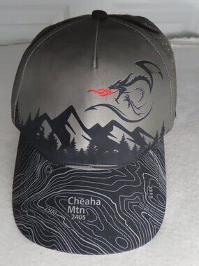 Boco Gear Cap Cheaha Mountains En Fuego Dragon Hiking Trail Hat Running Outdoors